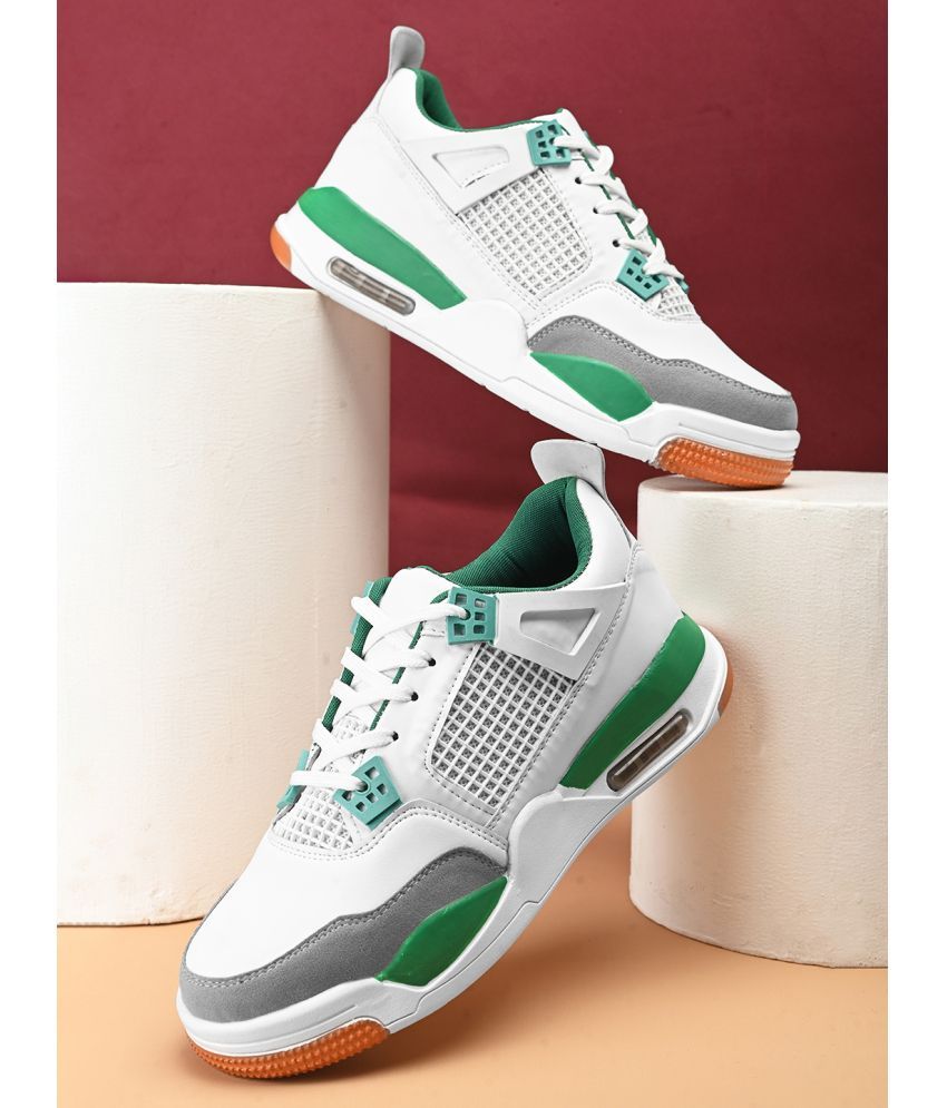     			Fashion Victim Green Men's Sneakers