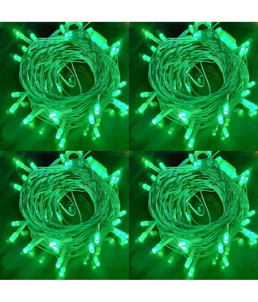     			HOME DELIGHT Green 10Mtr String Light ( Pack of 4 )