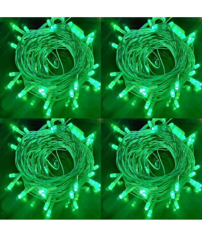     			HOME DELIGHT Green 12M String Light ( Pack of 4 )