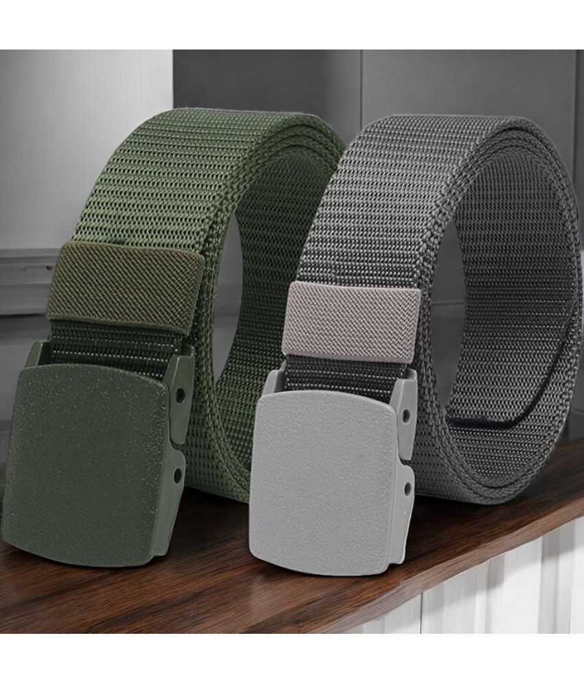     			Kastner - Multicolor Nylon Men's Casual Belt ( Pack of 2 )