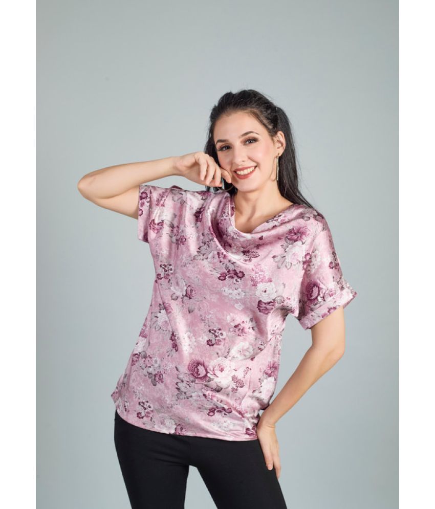     			Mantra Fashion Pink Polyester Women's Regular Top ( Pack of 1 )