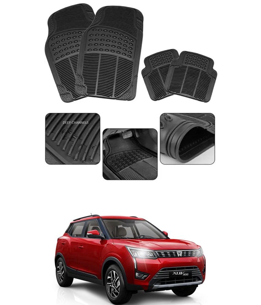     			RONISH Car Rubber Mat (Set Of 4) Foot Mat For Mahindra XUV 300