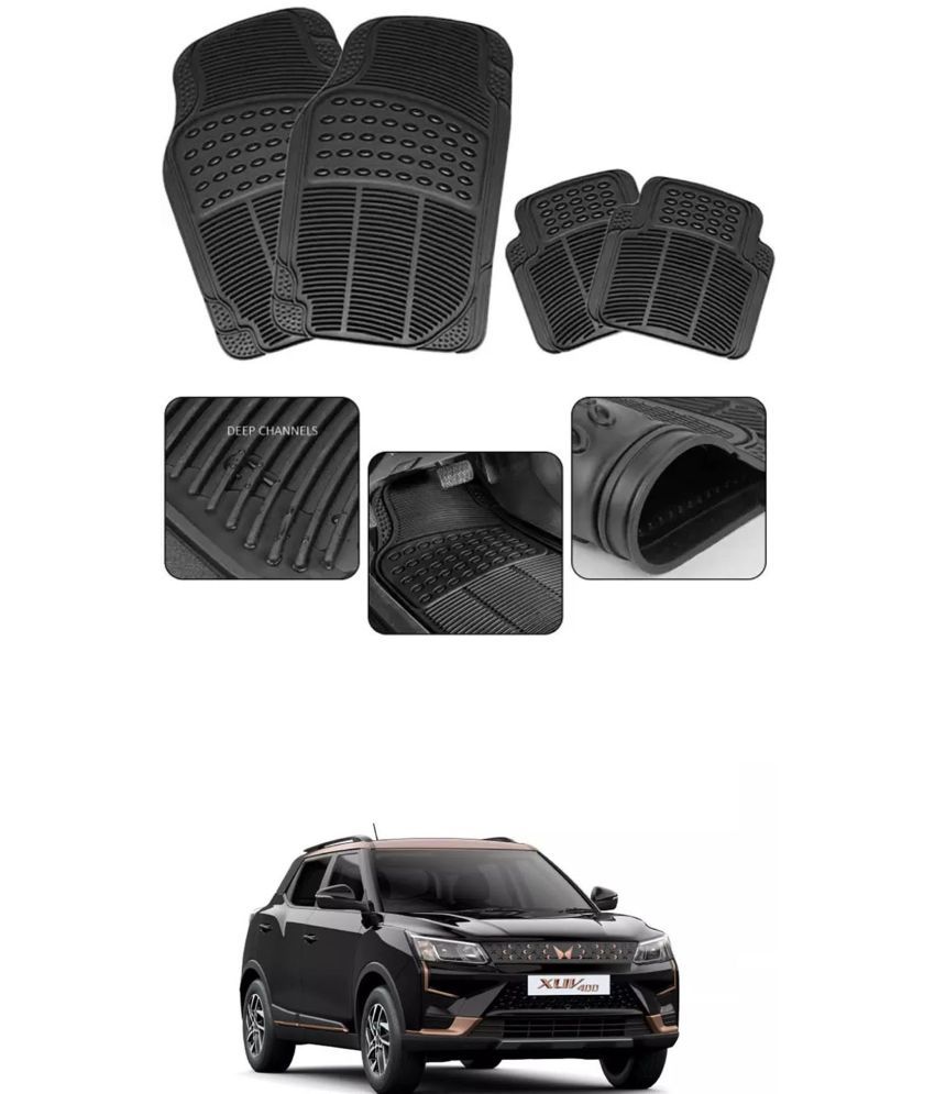     			RONISH Car Rubber Mat (Set Of 4) Foot Mat For Mahindra XUV400