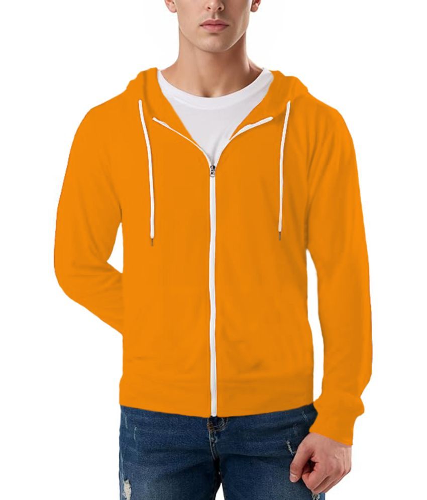     			Try This Cotton Blend Hooded Men's Sweatshirt - Yellow ( Pack of 1 )