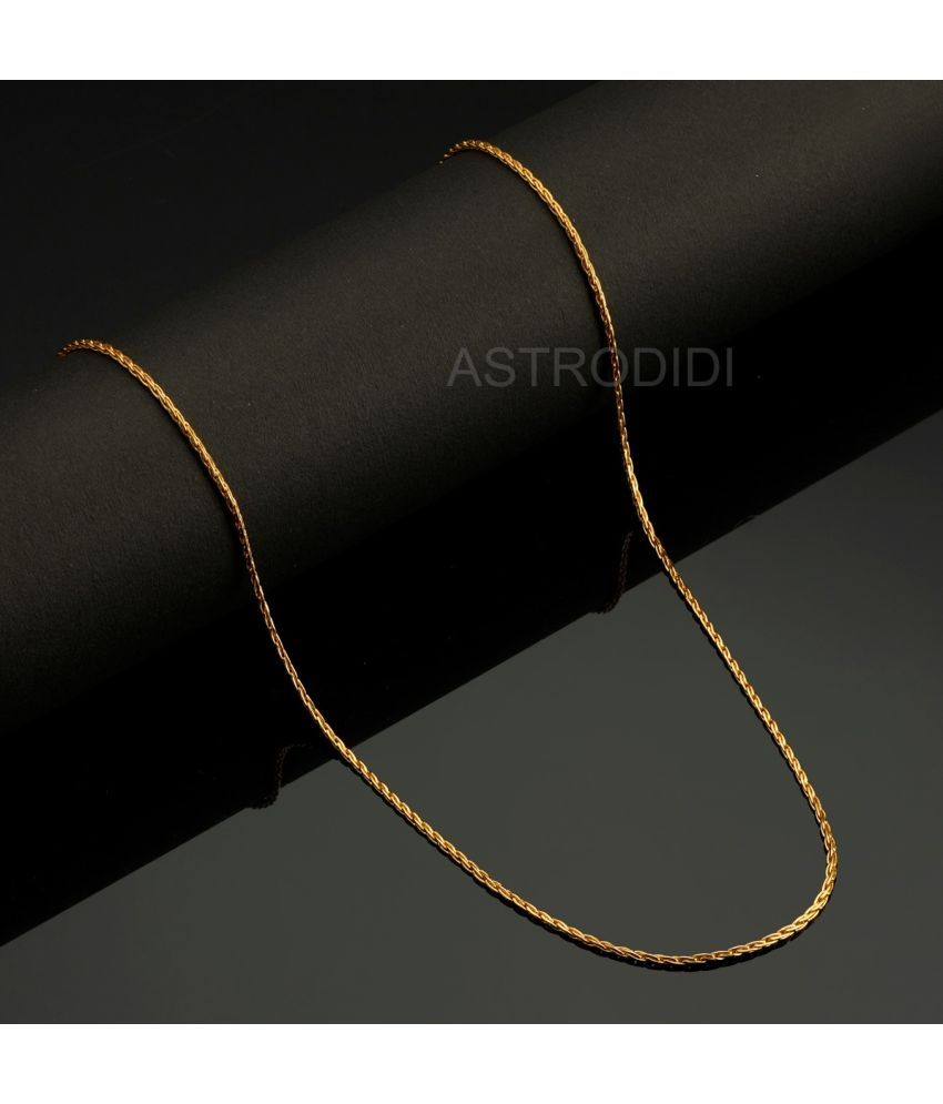     			Astrodidi Gold Plated Chain ( Set of 1 )