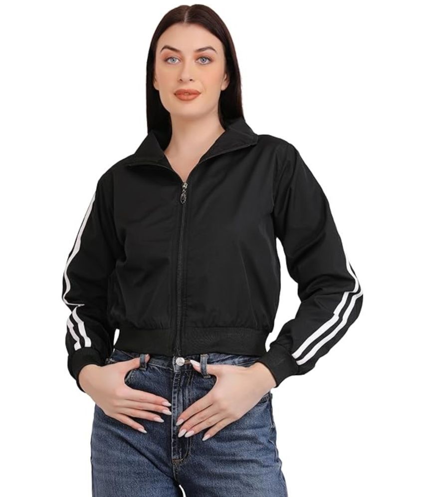     			MAYKR - Polyester Black Jackets Pack of 1