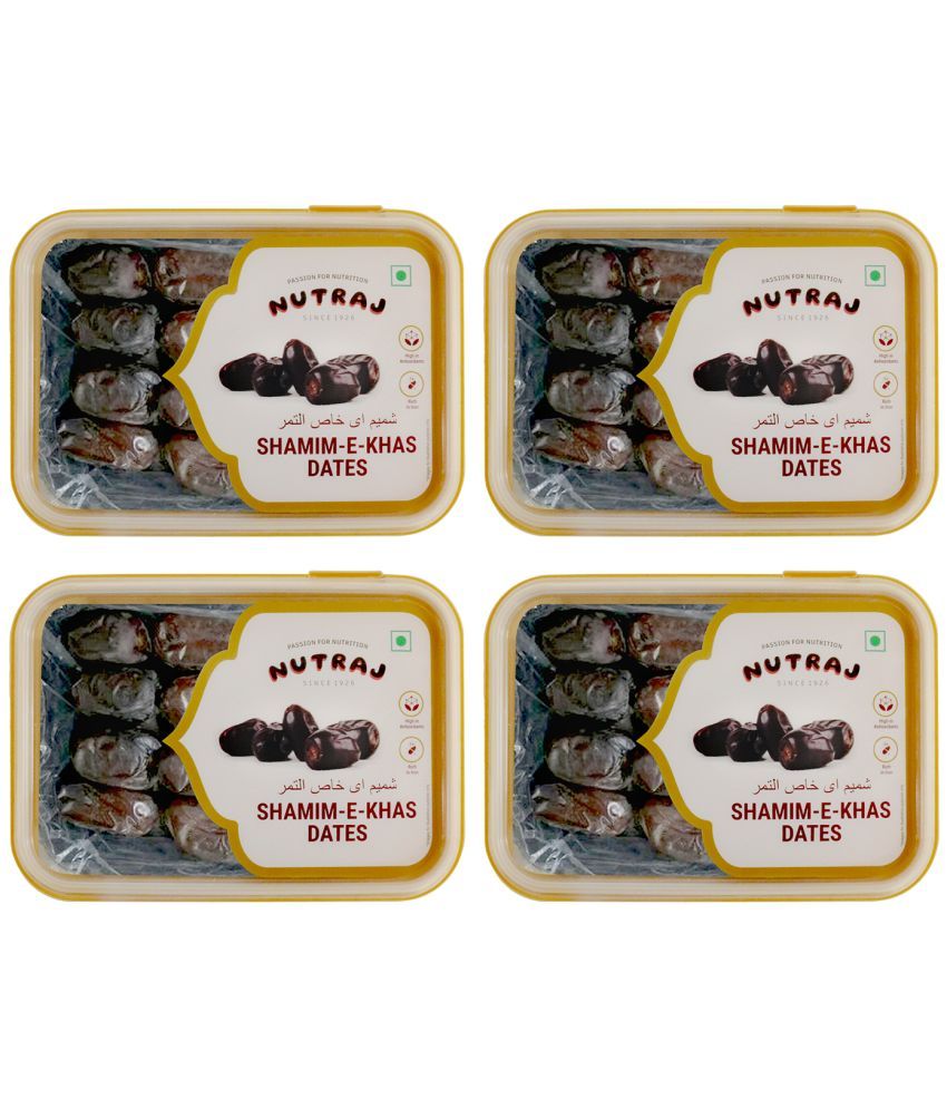     			Nutraj Dates (Khajoor) Shamim-E-Khas Dates 1.6kg Pack of 4