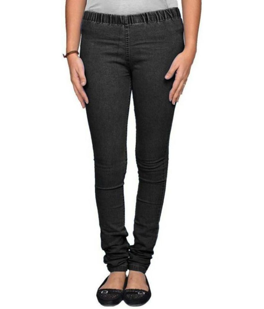     			OuterWear - Black Denim Slim Fit Women's Jeans ( Pack of 1 )