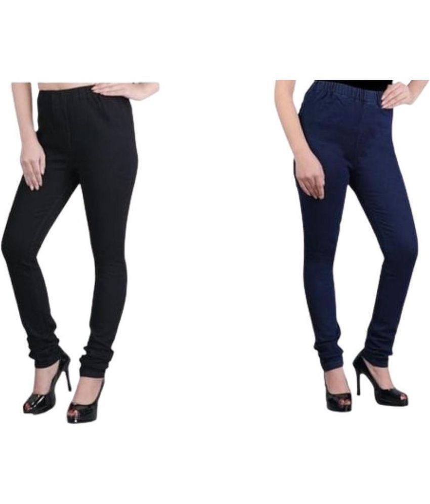     			OuterWear - Multicolor Denim Slim Fit Women's Jeans ( Pack of 2 )