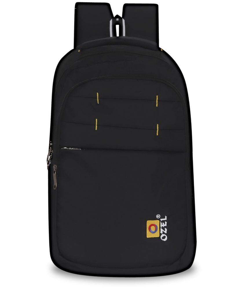     			Ozel Bag 40 Ltrs Canvas Backpack *For Boys & Girls ( Black )