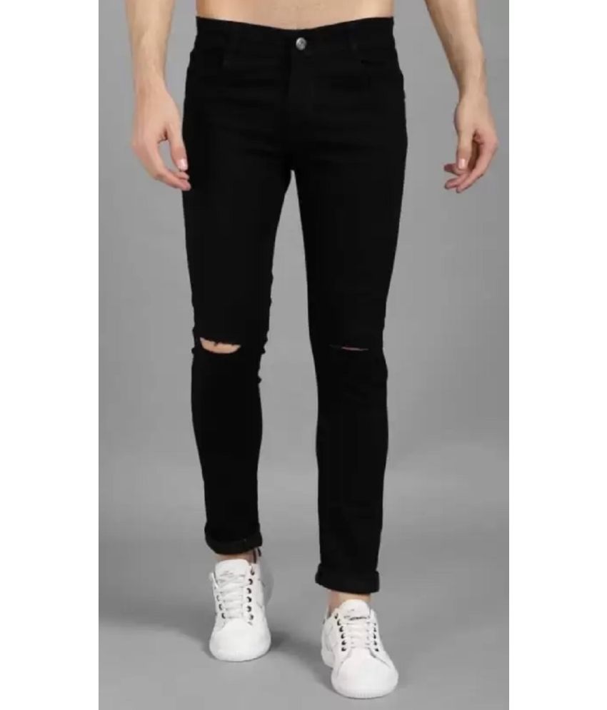     			POKHINDA Skinny Fit Basic Men's Jeans - Black ( Pack of 1 )