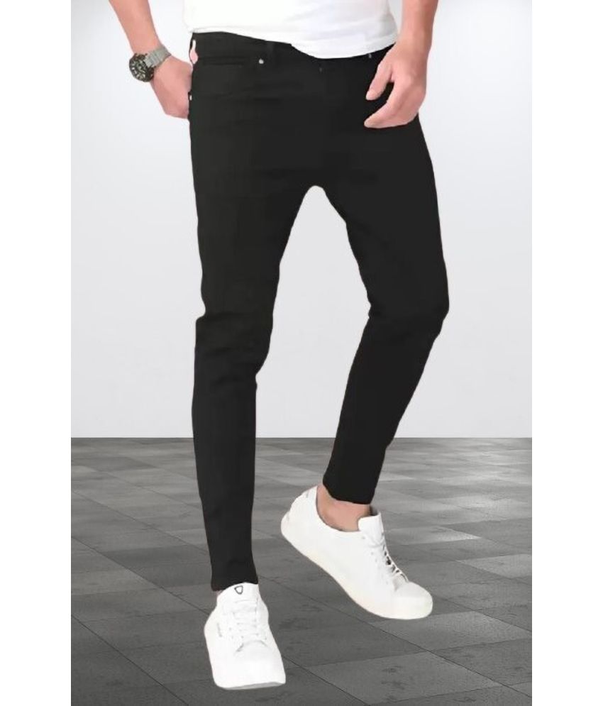     			POKHINDA Skinny Fit Basic Men's Jeans - Black ( Pack of 1 )