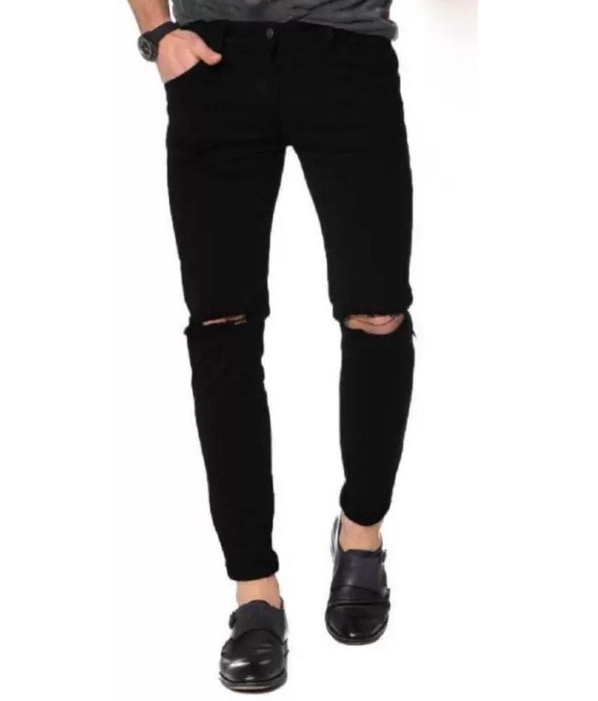     			POKHINDA Skinny Fit Basic Men's Jeans - Black ( Pack of 1 )