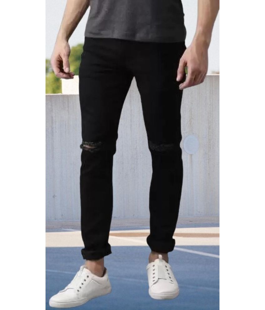     			POKHINDA Skinny Fit Basic Men's Jeans - Black ( Pack of 1 )