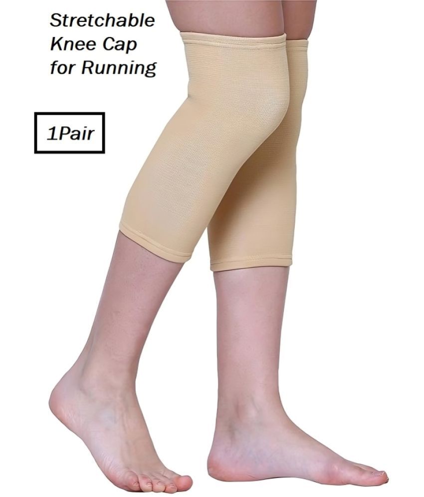     			purple dust Unisex Knee Protection Pair of 1 Beige ( M - Size )