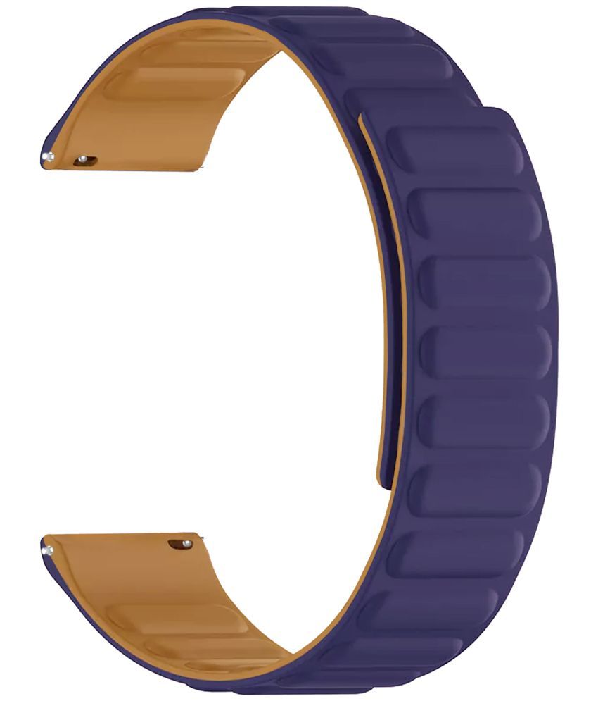     			ACM Watch Strap Magnetic Silicone 22mm compatible with Fire-Boltt Apollo 3 Bsw195 Bsw147 Smartwatch Luxury Band Purple