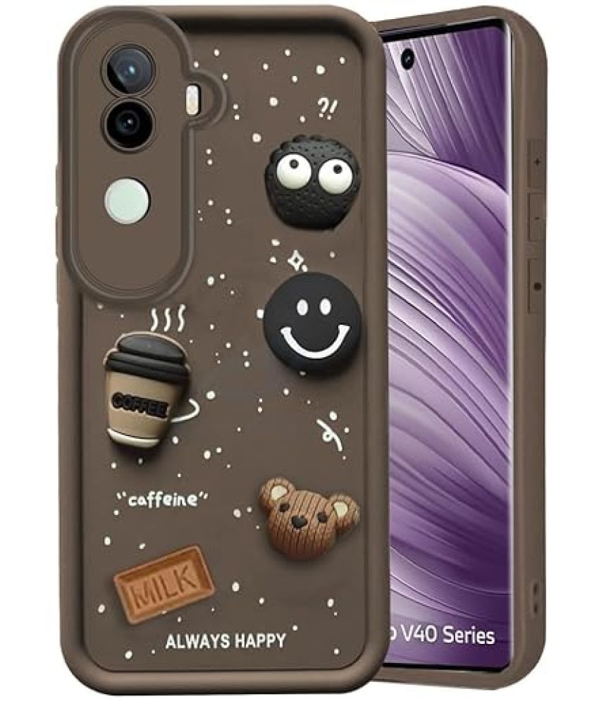     			Megha Star*** Plain Cases Compatible For Rubber Vivo V40e 5g ( )