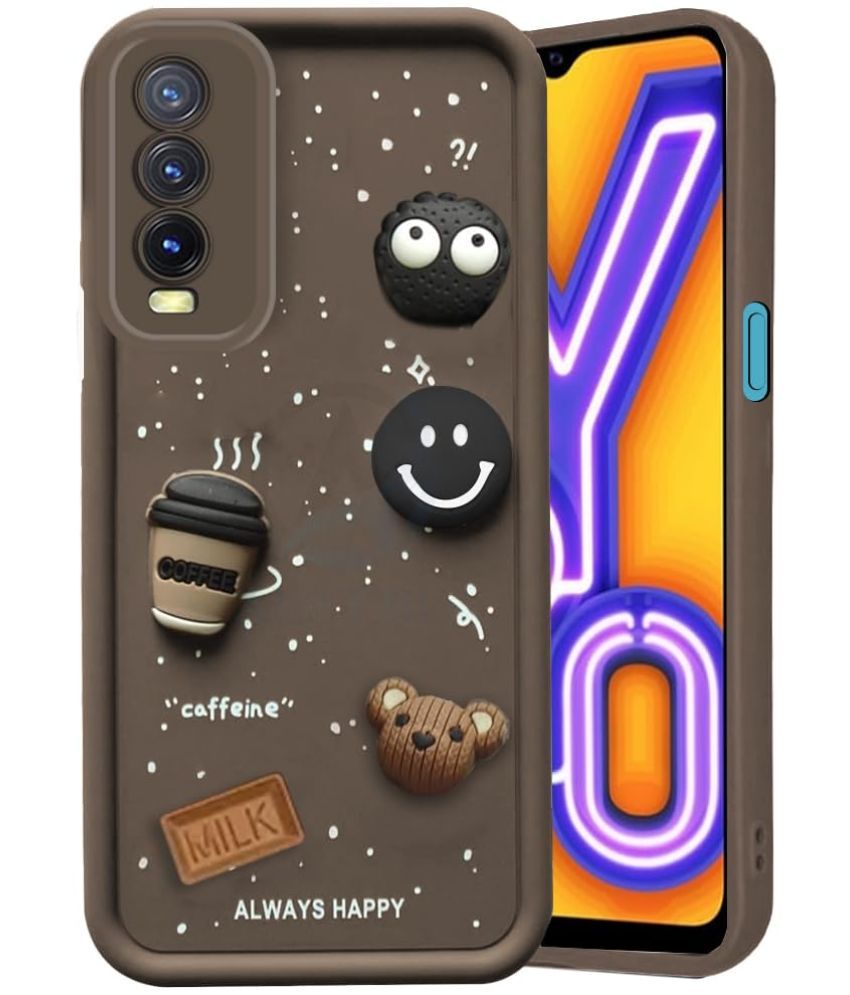     			Megha Star*** Plain Cases Compatible For Rubber Vivo Y20i ( )