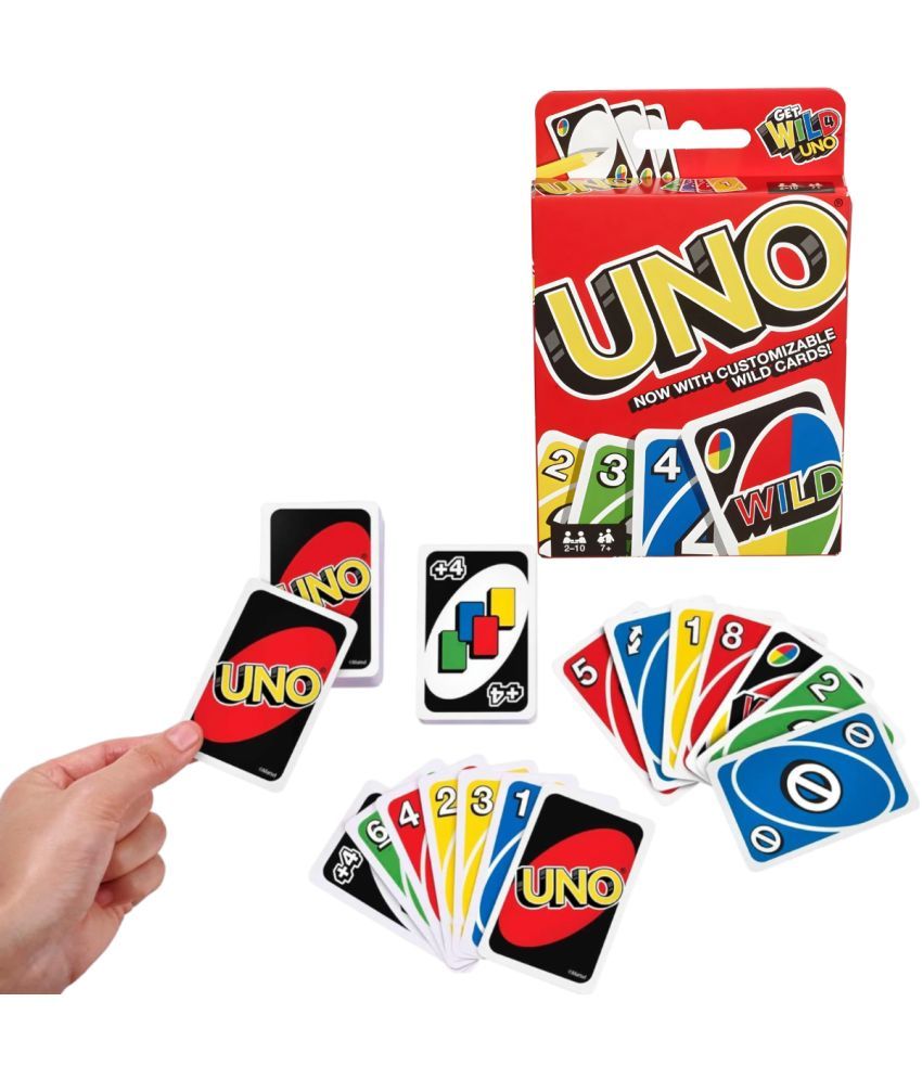     			SARVASHVA TRENDS Plastic Uno Card Game, Indoor Games Card, Fast Uno Card, UNO Card, Family Fun Games, Family Uno Card Game, Kids Uno Card, Kids Uno Card Game, uno card game, plastic uno cards, Uno Playing Card Game For 7 Yrs And Above For Adult (108 Cards)