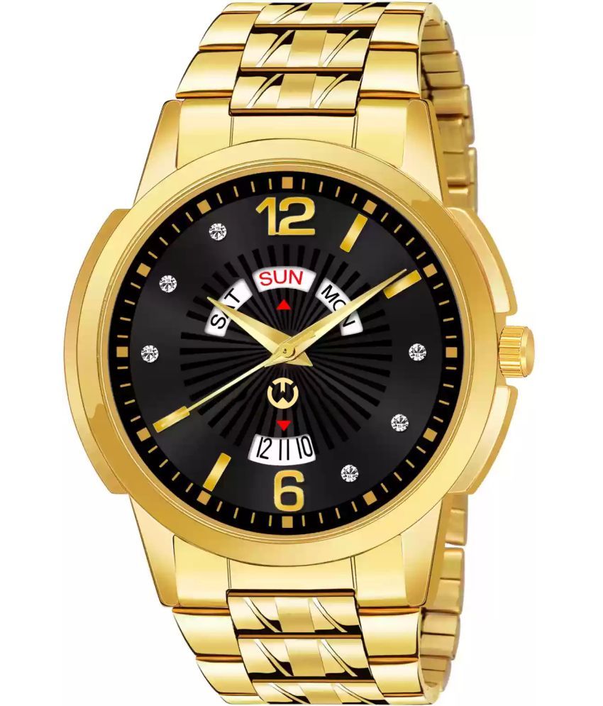     			Wizard Times GOLD Stainless Steel ANALOG Men's Watch