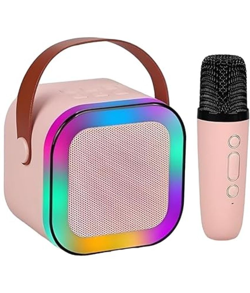     			Karaoke Machine for Kids Adults with Wireless Mics Portable Bluetooth Speaker & Dynamic Lights Birthday Gift for Girls, Boys & Toddlers Ages 4,5,6,7,8,9,10,12+ Year Old Home Outdoor Travel