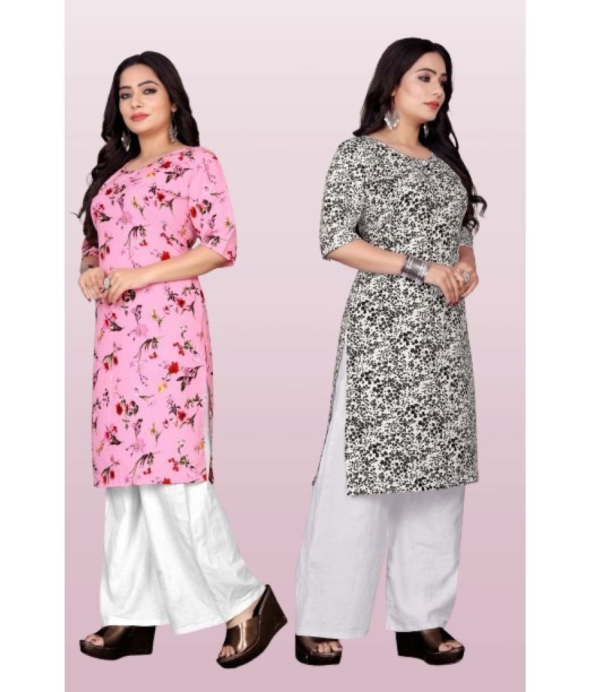     			RUNAYA NX Pack of 1 Rayon Printed A-line Women's Kurti - ( Multicolor )