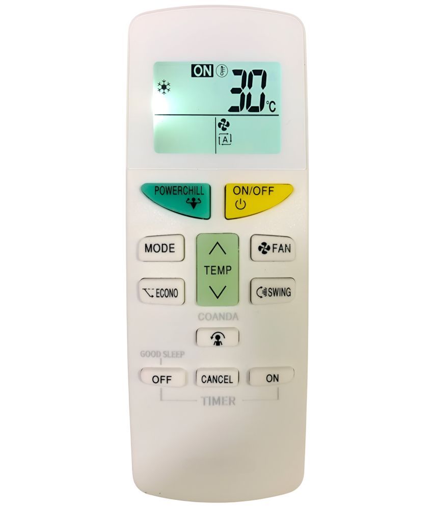     			Upix 132B with Backlight AC Remote Compatible with Daikin AC