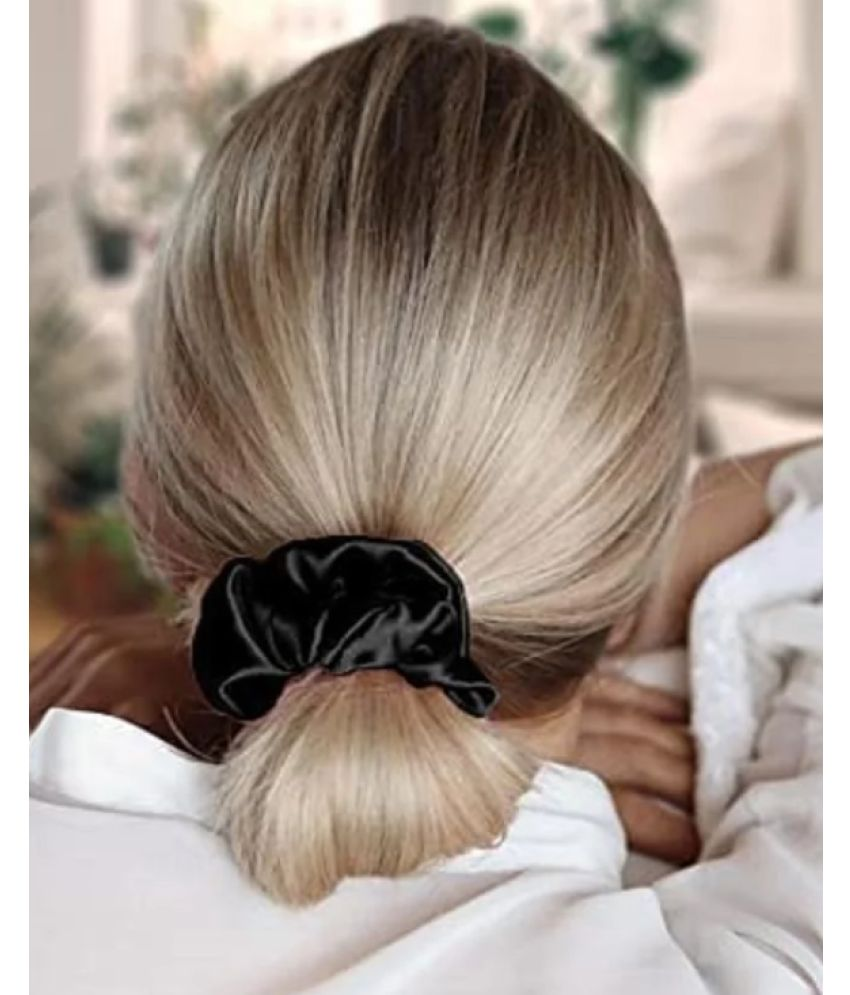     			Finesse Decor Black Girls Scrunchie ( Pack of 1 )