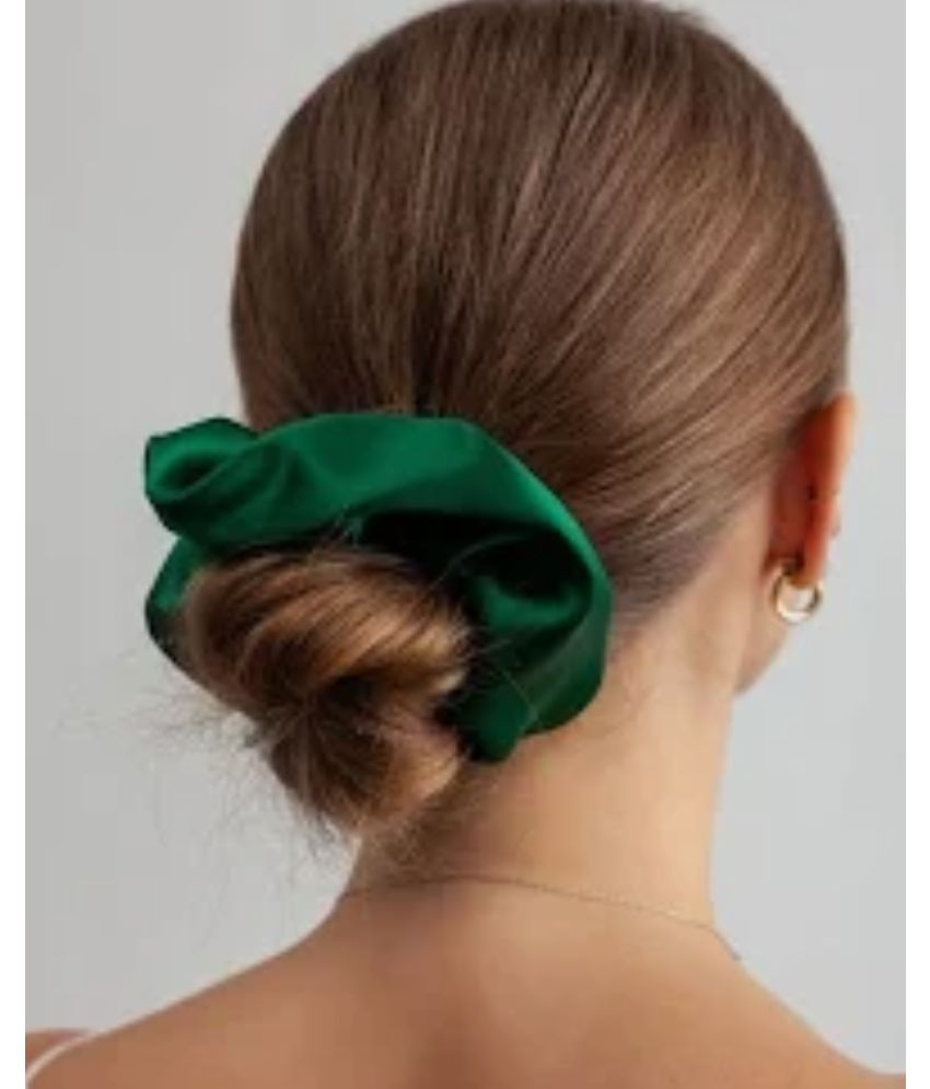     			Finesse Decor Green Girls Scrunchie ( Pack of 1 )