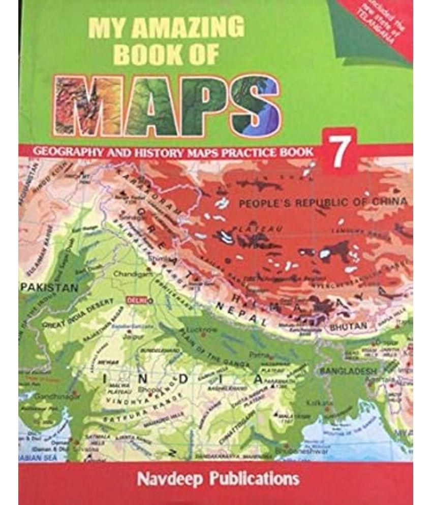     			My amazing book of MAPS Geography and History maps Practice Book 7