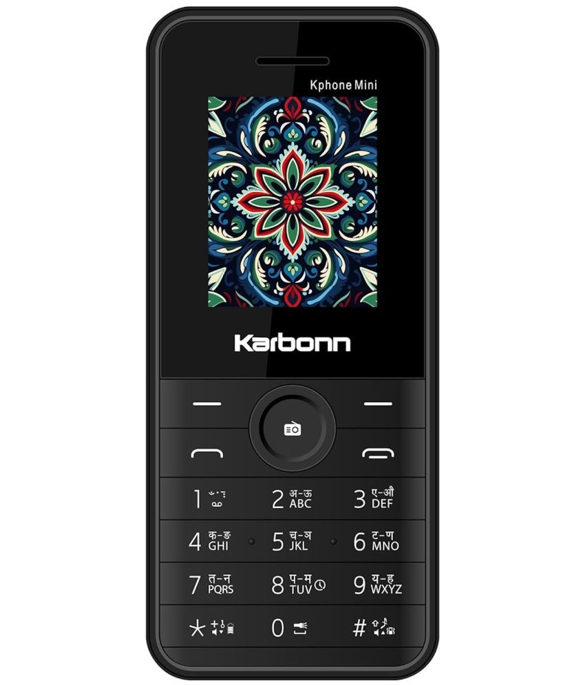     			Karbonn KPHONE MINI Dual SIM Feature Phone Black