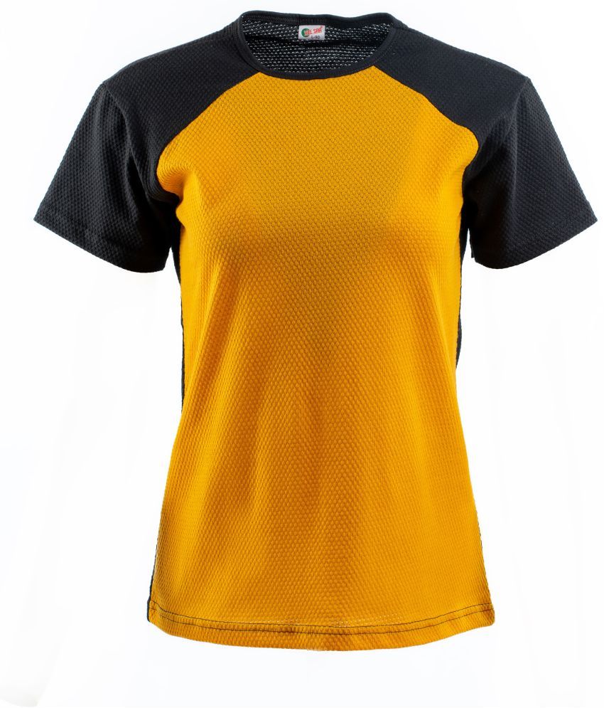     			VEE SAA Pack of 1 Cotton Women's T-Shirt ( Yellow )