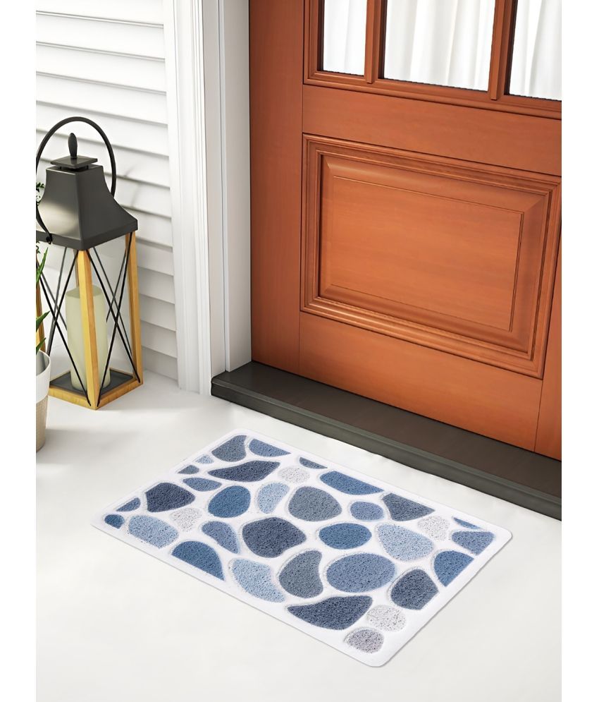     			FABINALIV Set of 1 Anti-skid Rubber Door Mat ( 60 X 40 cm ) Navy