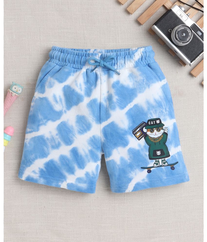     			BUMZEE Pack of 1 Cotton Shorts For Boys ( Blue )