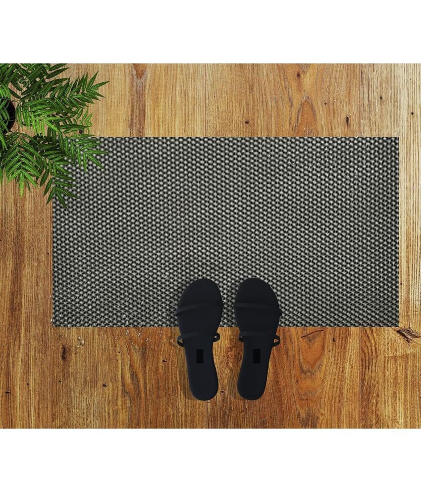     			mopak decor Set of 1 Anti-skid Polypropylene Door Mat ( 60 X 45 cm ) Gray