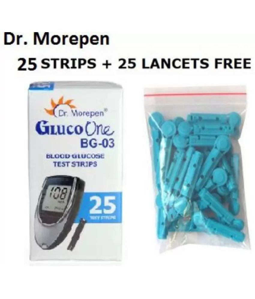     			Dr. Morepen bg 03 25 strips 25 Test Strips