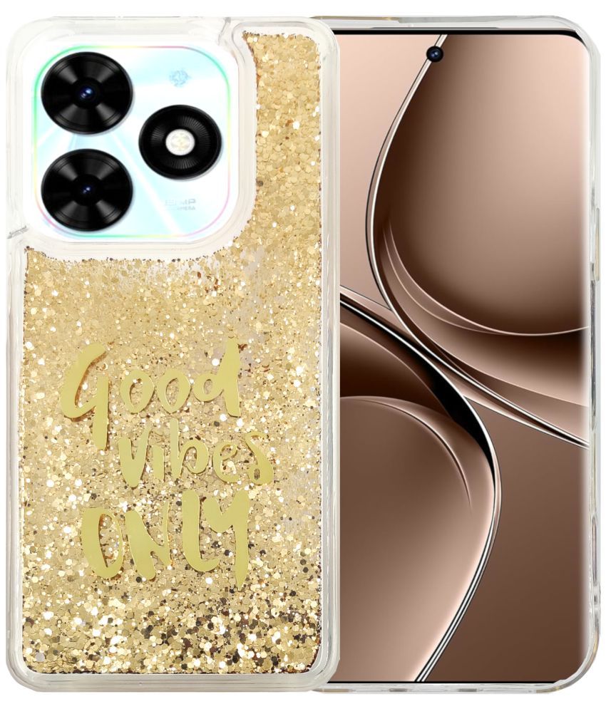     			Shining Stars Gold Printed Back Cover Silicon Compatible For Infinix Smart 8 HD ( Pack of 1 )