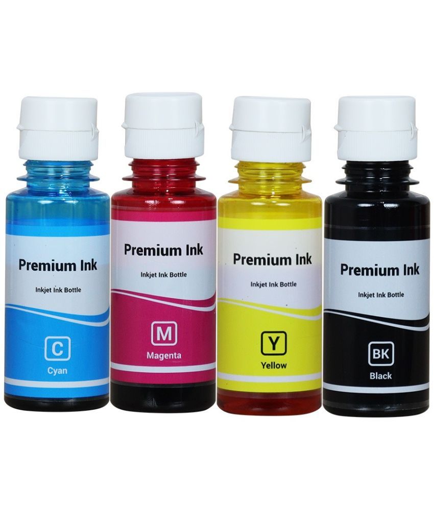     			KALAR GT51/52 INK Multicolor Ink ( 90 ml ) Pack of 4 For H_P Ink Tank 310 series, H_P Ink Tank Wireless 410 series And More.