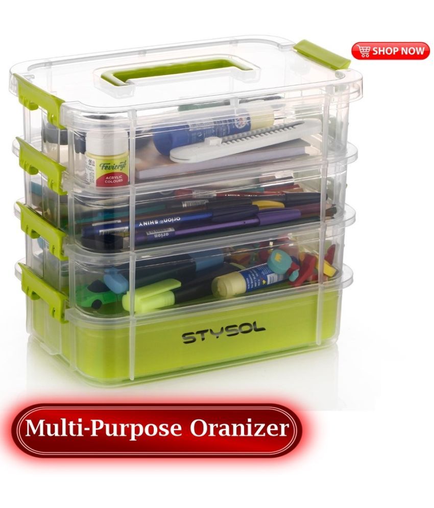     			Stysol Multi-Purpose Box  Plastic Multicolor Multi-Purpose Container ( Set of 1 )