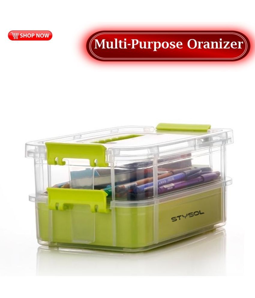     			Stysol Multi-Purpose Box  Plastic Multicolor Multi-Purpose Container ( Set of 1 )