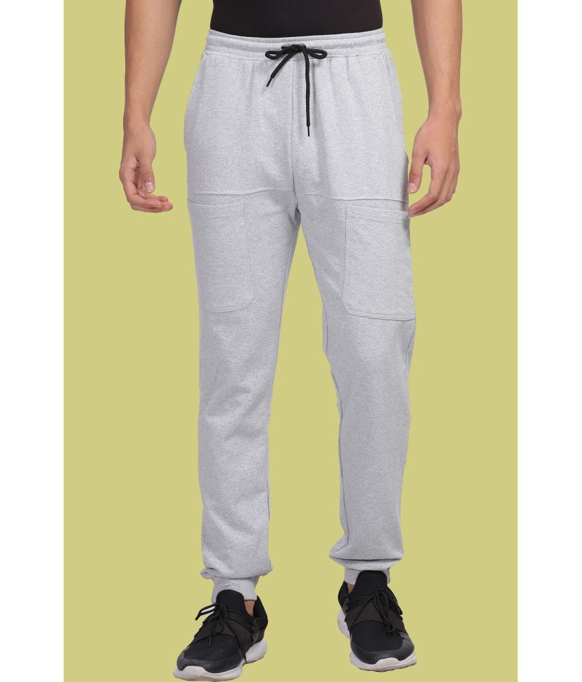     			TiberFashion Grey Cotton Men's Joggers ( Pack of 1 )