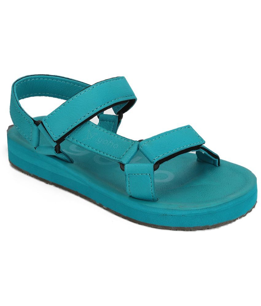     			Yoho Turquoise Women's Flats