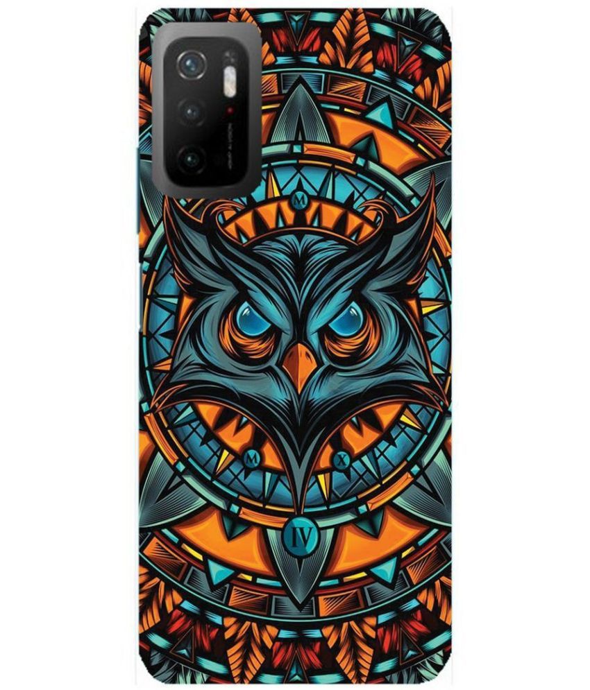     			hello case Multicolor Printed Back Cover Silicon Compatible For Redmi Note 10T 5G ( Pack of 1 )