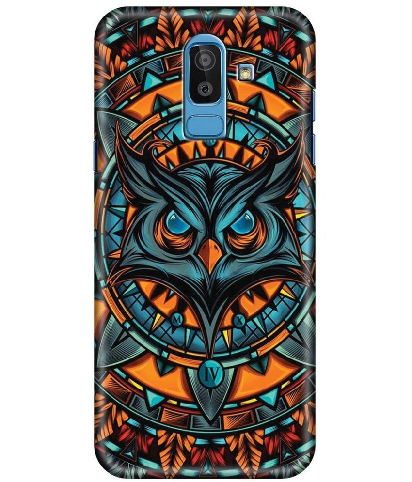     			hello case Multicolor Printed Back Cover Silicon Compatible For Samsung Galaxy J8 ( Pack of 1 )