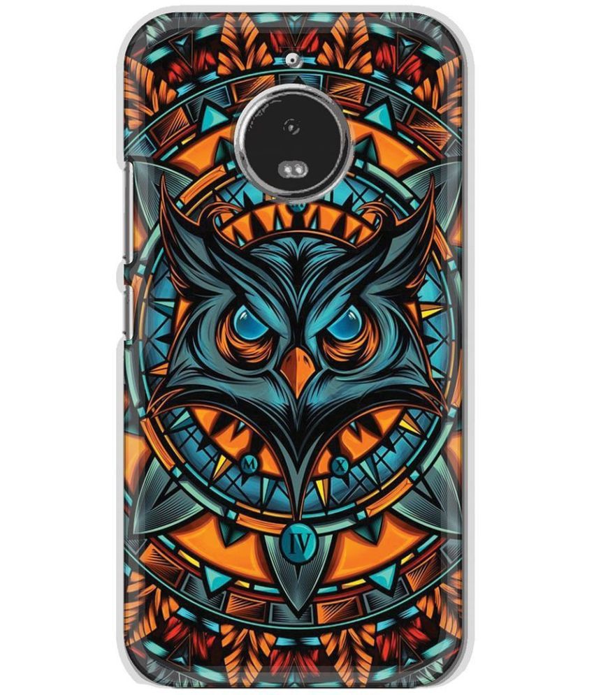     			hello case Multicolor Printed Back Cover Silicon Compatible For Motorola Moto E4 Plus ( Pack of 1 )