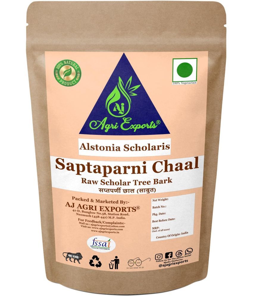     			AJ AGRI EXPORTS Raw Saptaparni Chaal - Saptaparni Bark - Alstonia Scholaris 100 gm