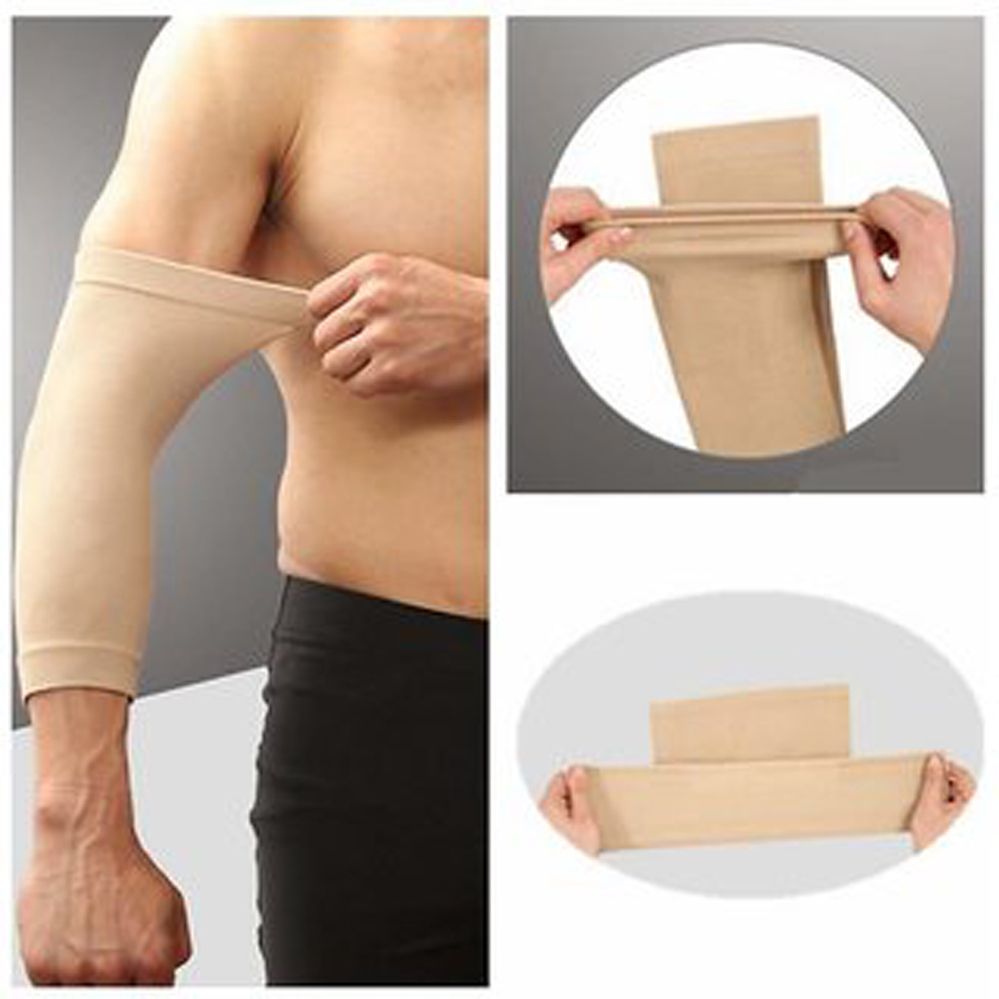     			EmmEmm Beige Elbow Support ( Pack of 2 )