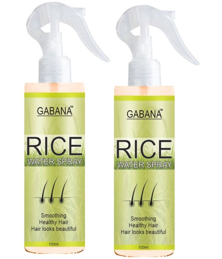     			GABANA Rice Water Hair Spray For Hair Growth & Controls Hairfall Hair Sprays 100 mL Pack of 2