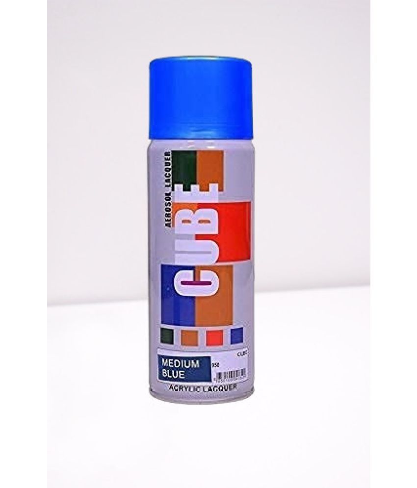     			Golden Fox cube Aerosol Spray Paint 400ml for Multipurpose use Blue Spray Paint 400 ml (Pack of 1)