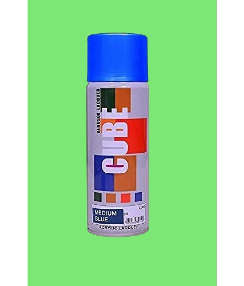     			Golden Fox cube Aerosol Spray Paint 400ml for Multipurpose use Blue Spray Paint 400 ml (Pack of 1)